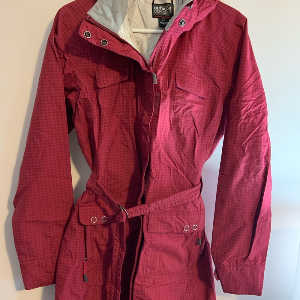 Outdoor Research Women's pinkish/ red Rain Jacket